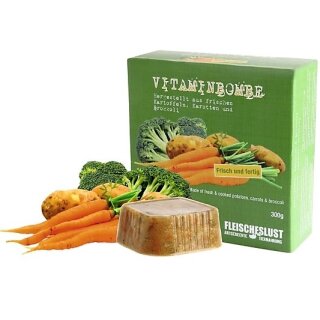 Vitaminbombe Karotten, Kartoffel &amp; Brokkoli - 300 g