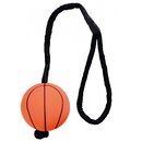 Moosgummiball mit Schnur Orange 6 cm