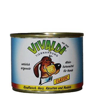 Vivaldi Beef, Heart, Carrots &amp; Noodles - 195 g can
