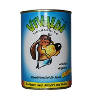 Vivaldi Rindfleisch, Herz, Karotten &amp; Nudeln - 400 g Dose