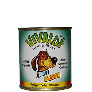 Vivaldi Gefl&uuml;gel, Leber &amp; Karotten - 300 g Dose