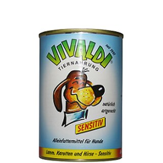 Vivaldi Sensitive Lamb, Carrots &amp; Millet - 400 g can
