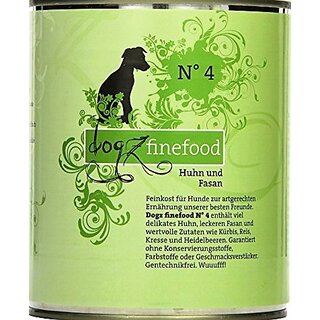 Dogz finefood No 4 Huhn &amp; Fasan - 800 g Dose